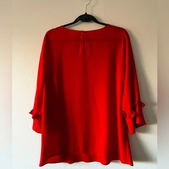 MOTHERHOOD MATERNITY Red Blouse SIZE MEDIUM - Picture 2 of 2